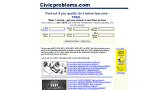 Desktop Screenshot of civicproblems.com