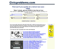 Tablet Screenshot of civicproblems.com